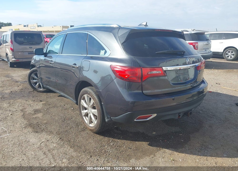 2015 ACURA MDX ADVANCE PKG W/ENTERTAINMENT PKG VIN: 5FRYD4H84FB012881