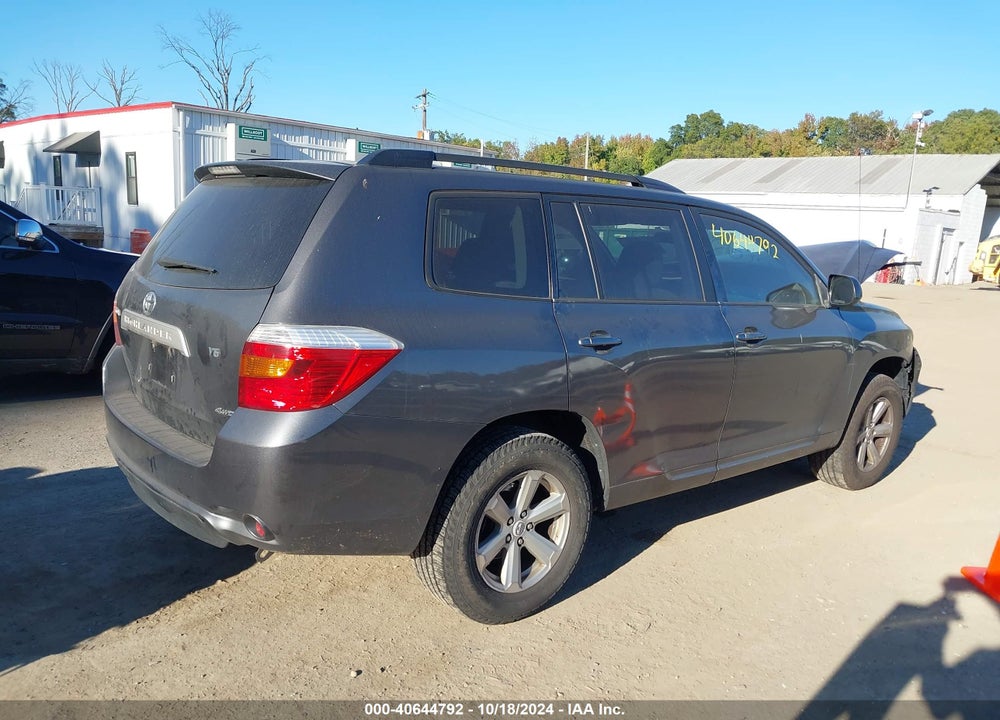 2008 TOYOTA HIGHLANDER VIN: JTEES41A782098499
