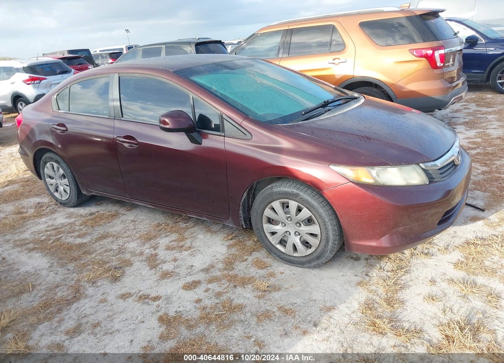 2012 HONDA CIVIC SDN LX VIN: 2HGFB2F52CH547758