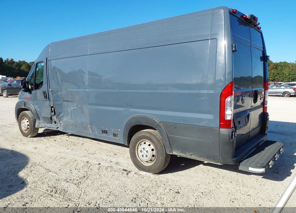 2022 RAM PROMASTER 3500 CARGO VAN HIGH ROOF 159 WB EXT VIN: 3C6MRVJG3NE112412