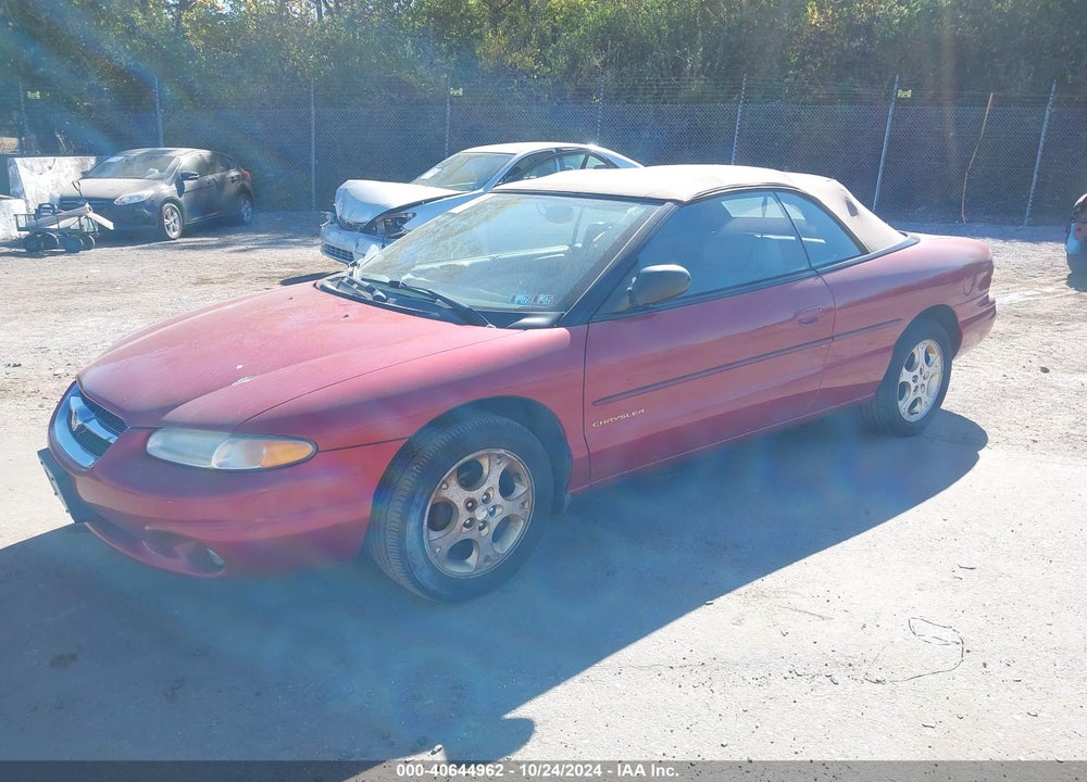 1998 CHRYSLER SEBRING JXI VIN: 3C3EL55H6WT317855