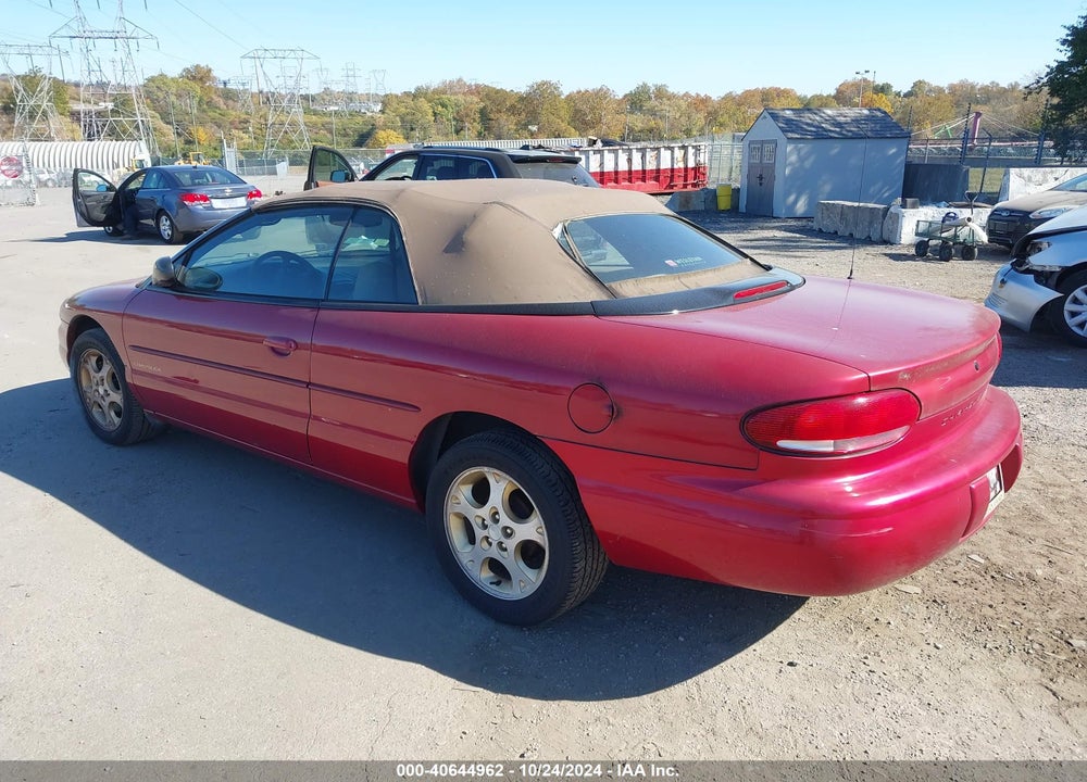 1998 CHRYSLER SEBRING JXI VIN: 3C3EL55H6WT317855