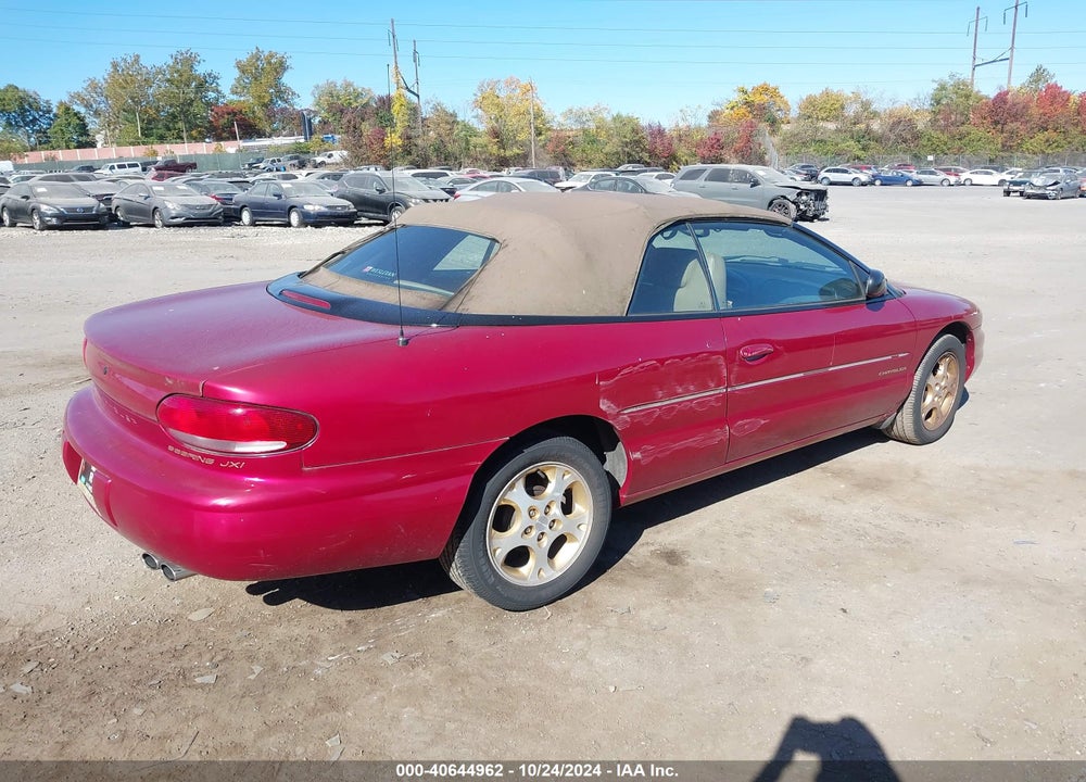1998 CHRYSLER SEBRING JXI VIN: 3C3EL55H6WT317855