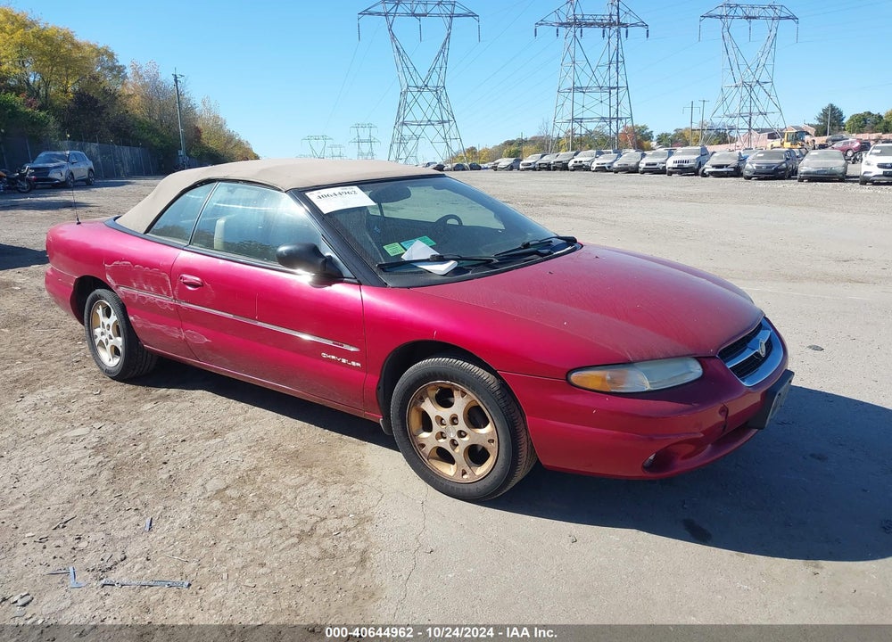 1998 CHRYSLER SEBRING JXI VIN: 3C3EL55H6WT317855