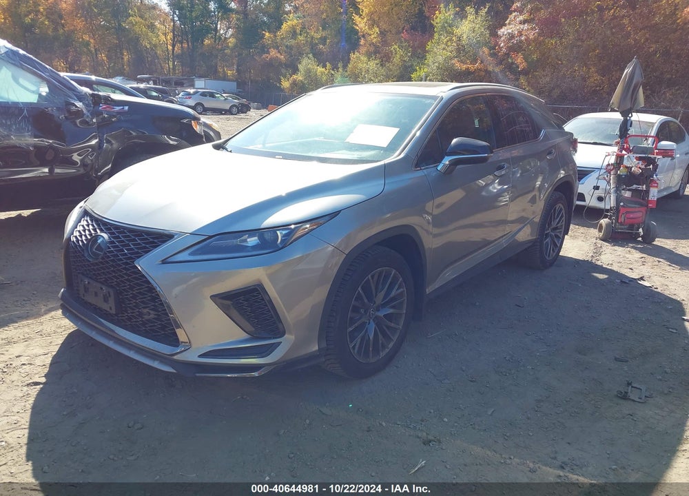 2021 LEXUS RX RX 350 F SPORT APPEARANCE VIN: 2T2SZMDA6MC297534