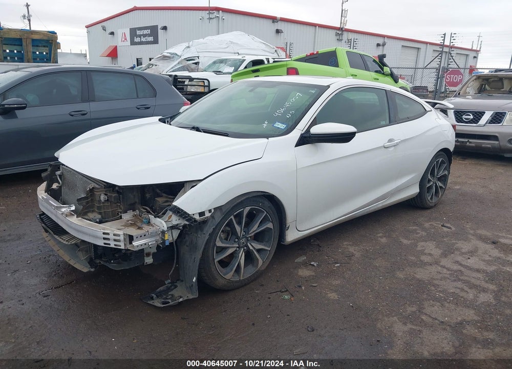 2019 HONDA CIVIC SI VIN: 2HGFC3A55KH753312