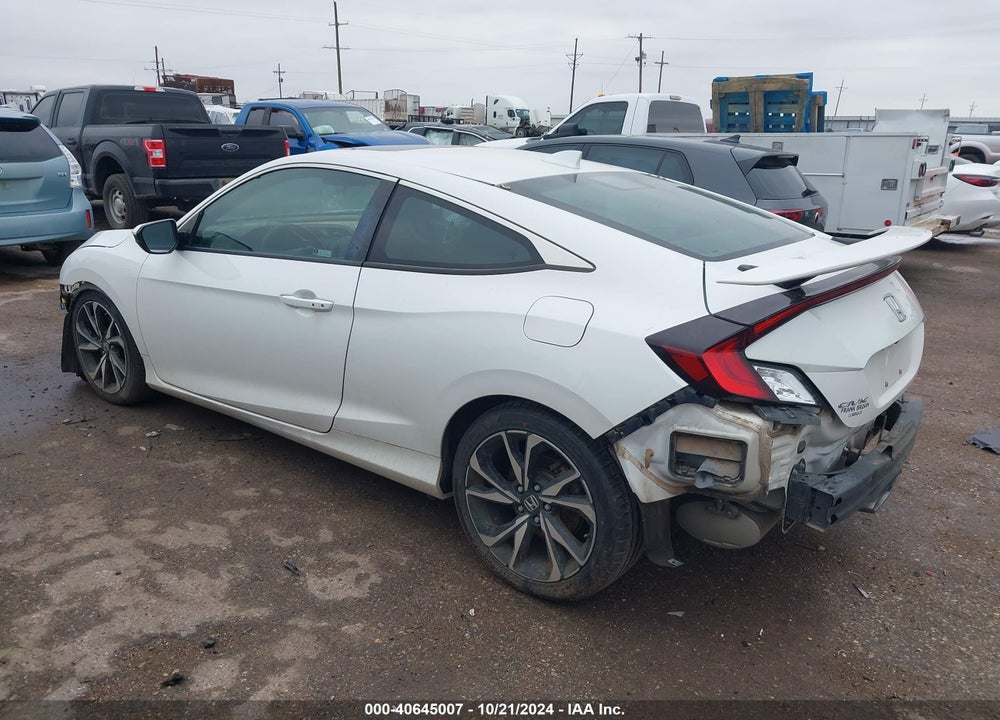 2019 HONDA CIVIC SI VIN: 2HGFC3A55KH753312