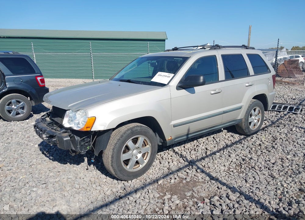 2008 JEEP GRAND CHEROKEE LAREDO VIN: 1J8GR48K98C138642
