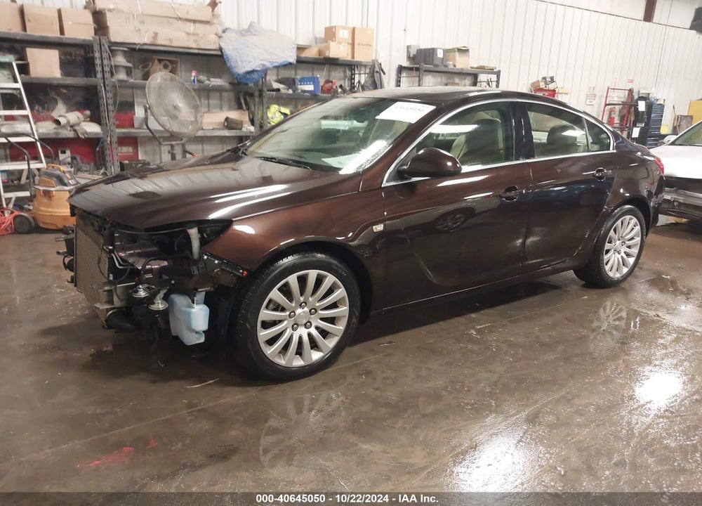 2011 BUICK REGAL CXL TURBO RUSSELSHEIM VIN: W04GW5EV1B1076204