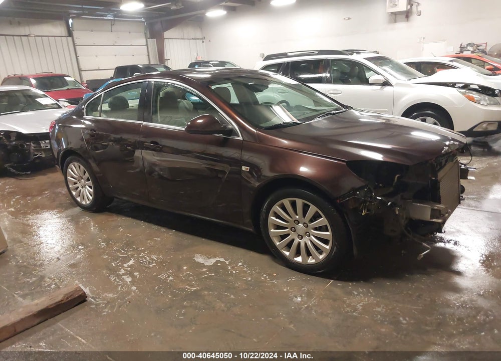 2011 BUICK REGAL CXL TURBO RUSSELSHEIM VIN: W04GW5EV1B1076204