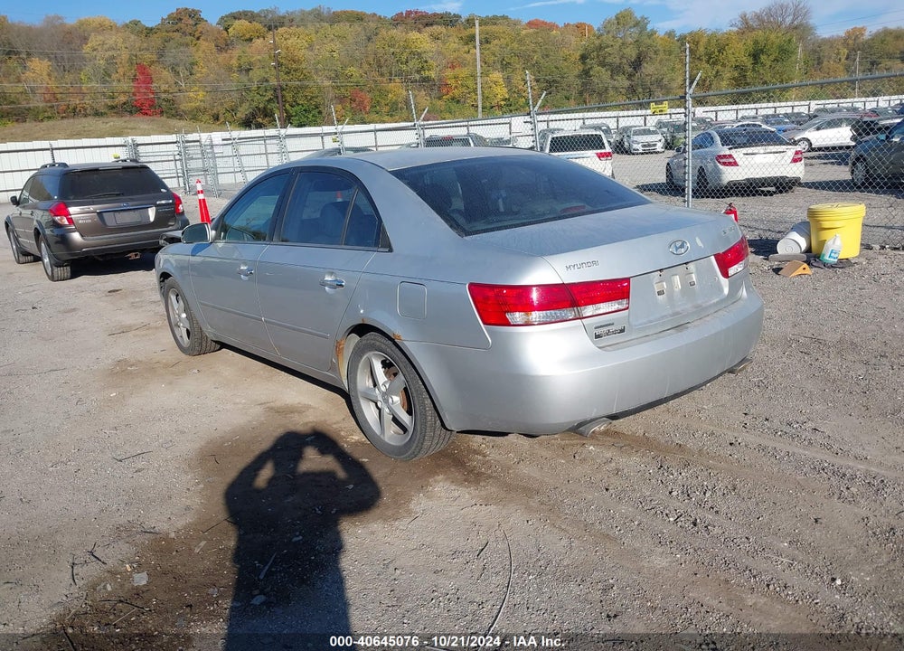 2007 HYUNDAI SONATA LIMITED/SE V6 VIN: 5NPEU46F47H182960