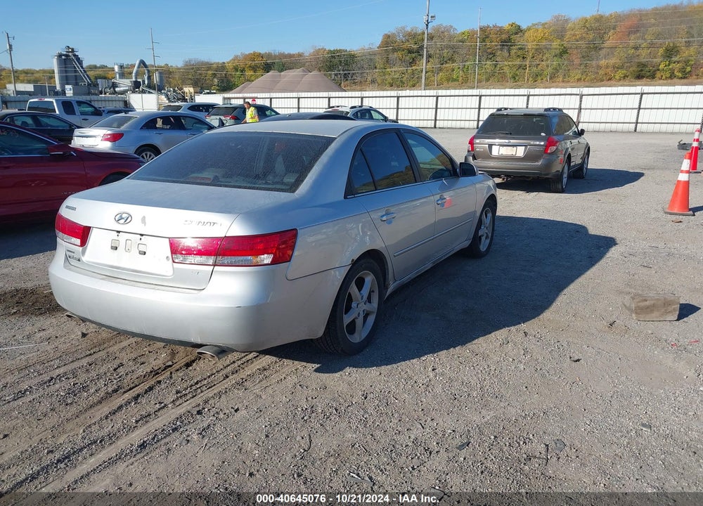2007 HYUNDAI SONATA LIMITED/SE V6 VIN: 5NPEU46F47H182960