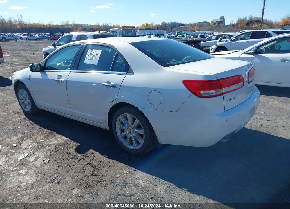 2012 LINCOLN MKZ VIN: 3LNHL2JC4CR804879