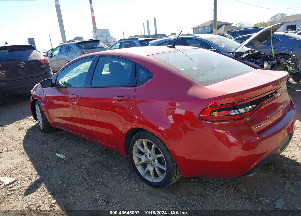 2013 DODGE DART SXT VIN: 1C3CDFBA3DD289680
