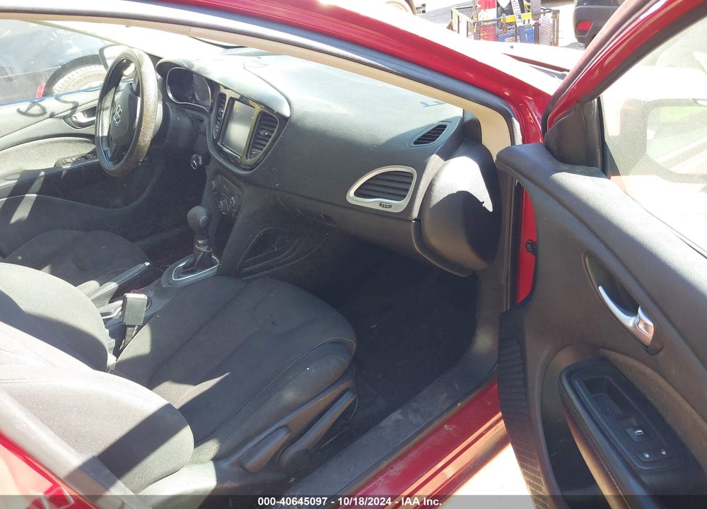 2013 DODGE DART SXT VIN: 1C3CDFBA3DD289680