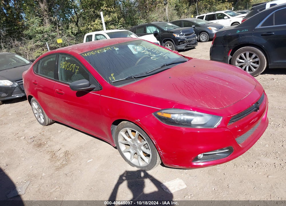 2013 DODGE DART SXT VIN: 1C3CDFBA3DD289680