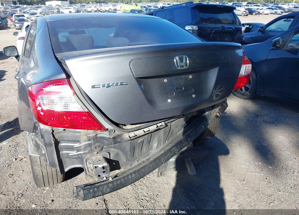 2012 HONDA CIVIC LX VIN: 19XFB2F59CE033075