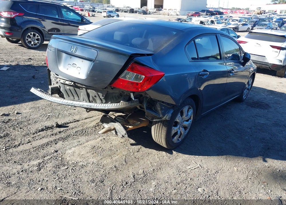 2012 HONDA CIVIC LX VIN: 19XFB2F59CE033075