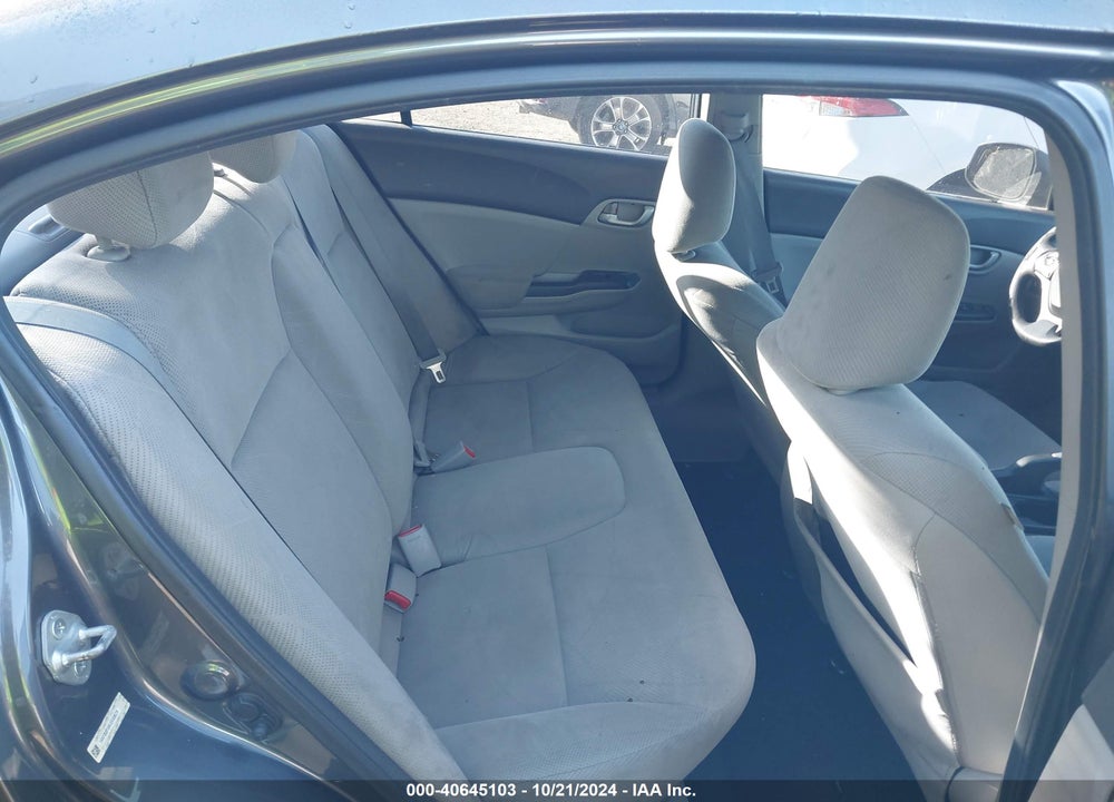 2012 HONDA CIVIC LX VIN: 19XFB2F59CE033075