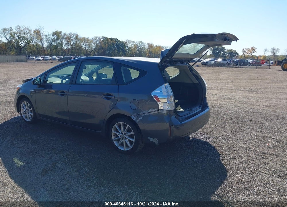 2012 TOYOTA PRIUS V FIVE VIN: JTDZN3EU9C3097904
