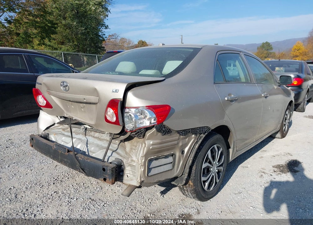 2009 TOYOTA COROLLA LE VIN: 2T1BU40E69C178062