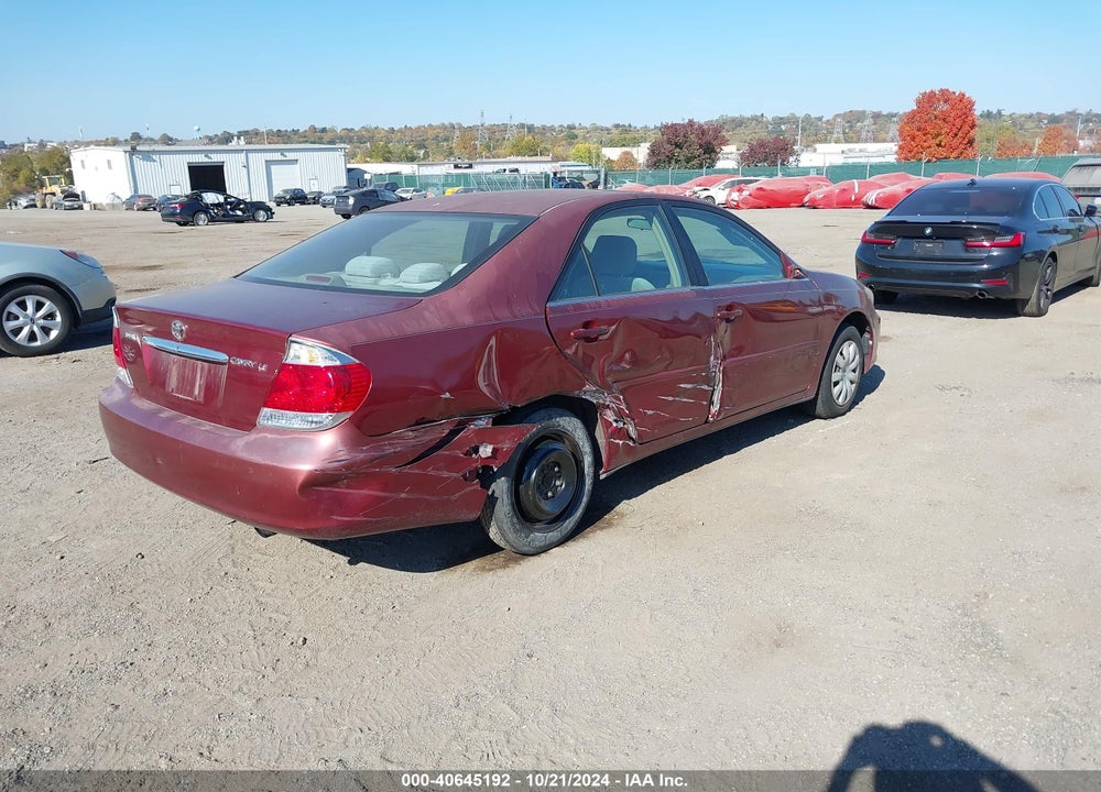 2006 TOYOTA CAMRY LE VIN: 4T1BE30K56U156836