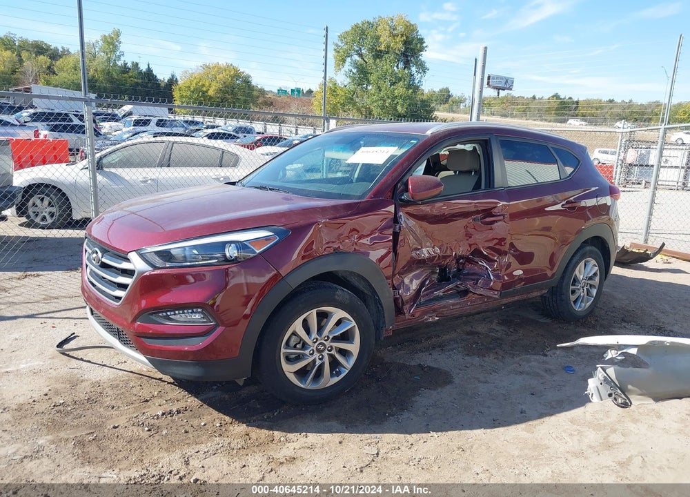 2018 HYUNDAI TUCSON SEL VIN: KM8J33A4XJU663290