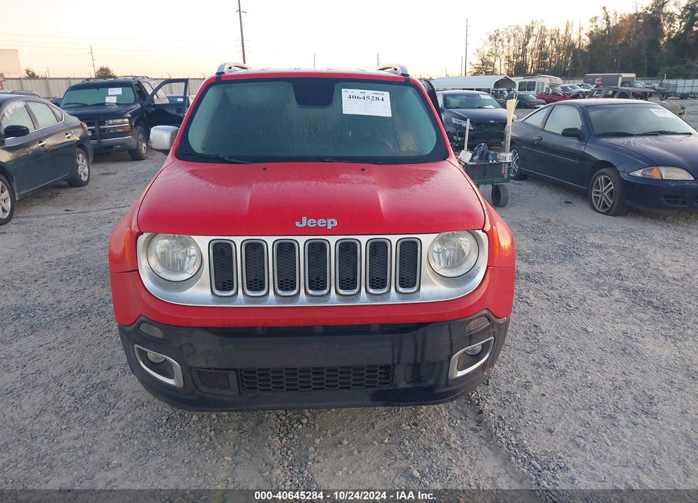 2015 JEEP RENEGADE LIMITED VIN: ZACCJADT2FPB27081