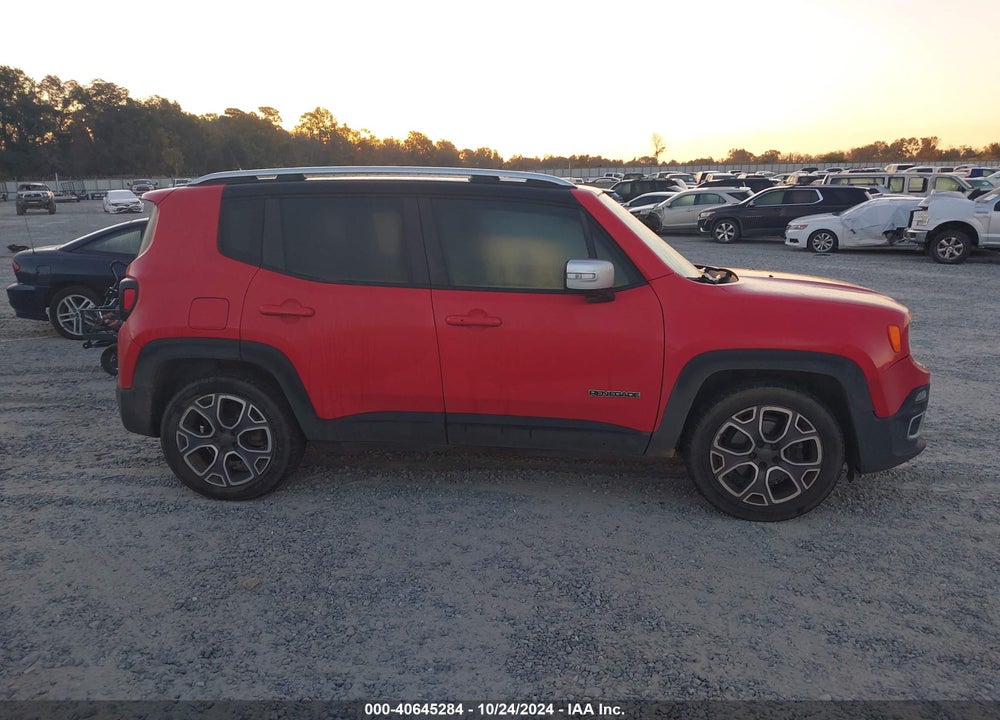 2015 JEEP RENEGADE LIMITED VIN: ZACCJADT2FPB27081