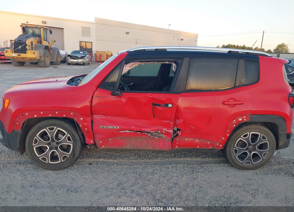 2015 JEEP RENEGADE LIMITED VIN: ZACCJADT2FPB27081