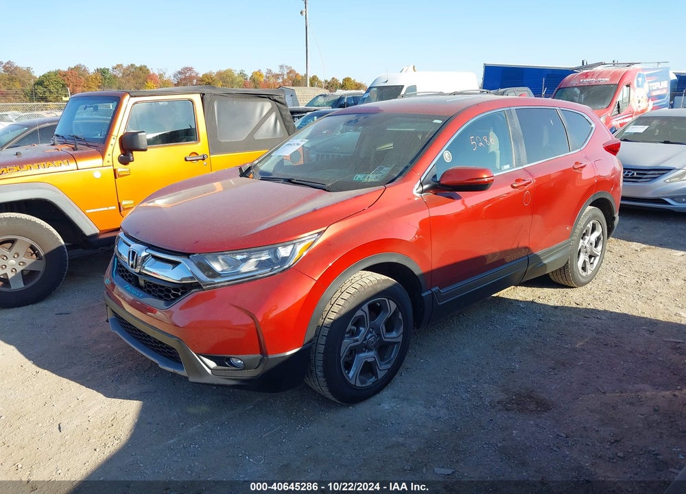 2019 HONDA CR-V EX VIN: 2HKRW2H51KH622095