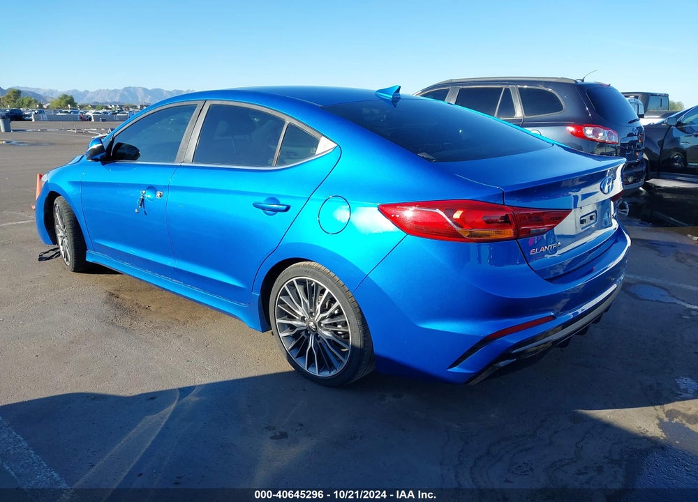 2017 HYUNDAI ELANTRA SPORT VIN: KMHD04LB6HU331171