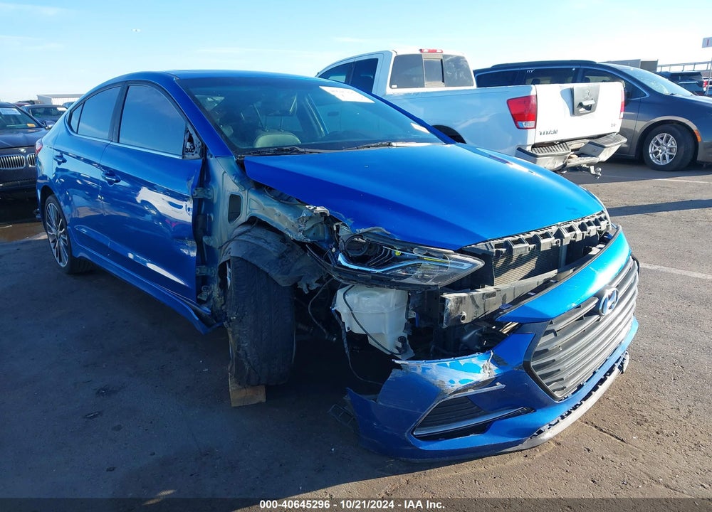 2017 HYUNDAI ELANTRA SPORT VIN: KMHD04LB6HU331171