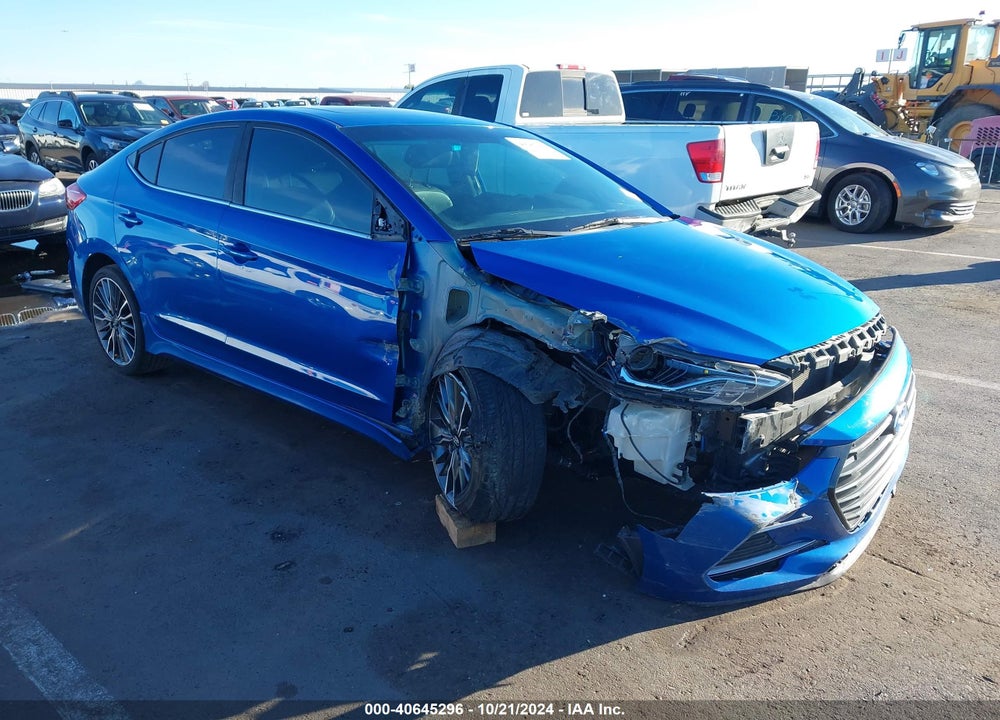 2017 HYUNDAI ELANTRA SPORT VIN: KMHD04LB6HU331171