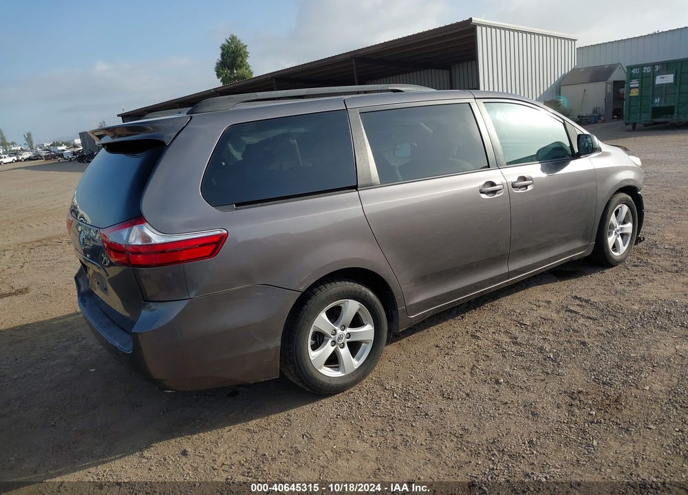 2015 TOYOTA SIENNA LE 8 PASSENGER VIN: 5TDKK3DC3FS656353