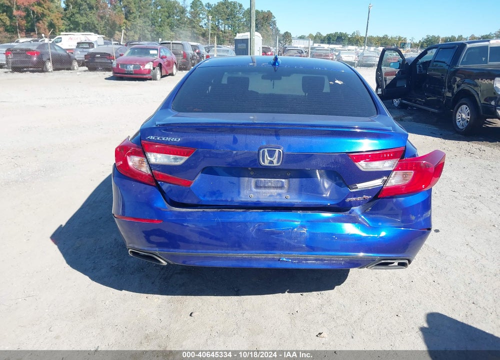 2018 HONDA ACCORD SPORT VIN: 1HGCV1F39JA071331