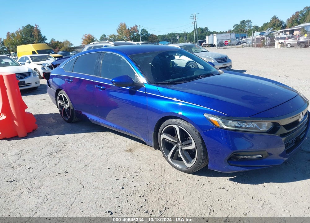 2018 HONDA ACCORD SPORT VIN: 1HGCV1F39JA071331