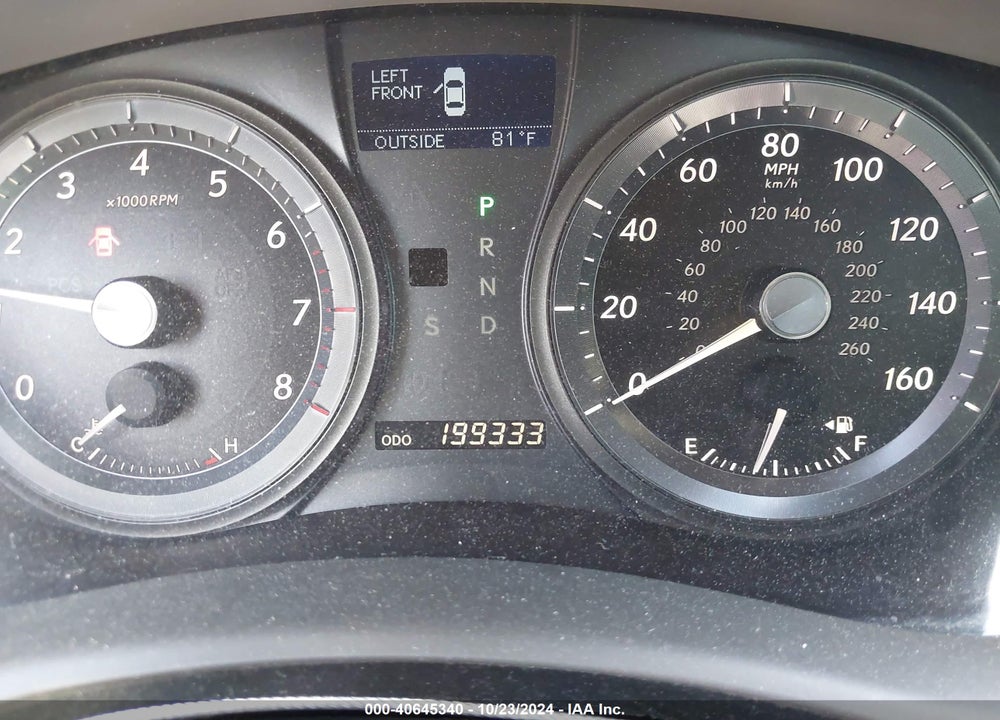 2008 LEXUS ES 350 VIN: JTHBJ46G682199247