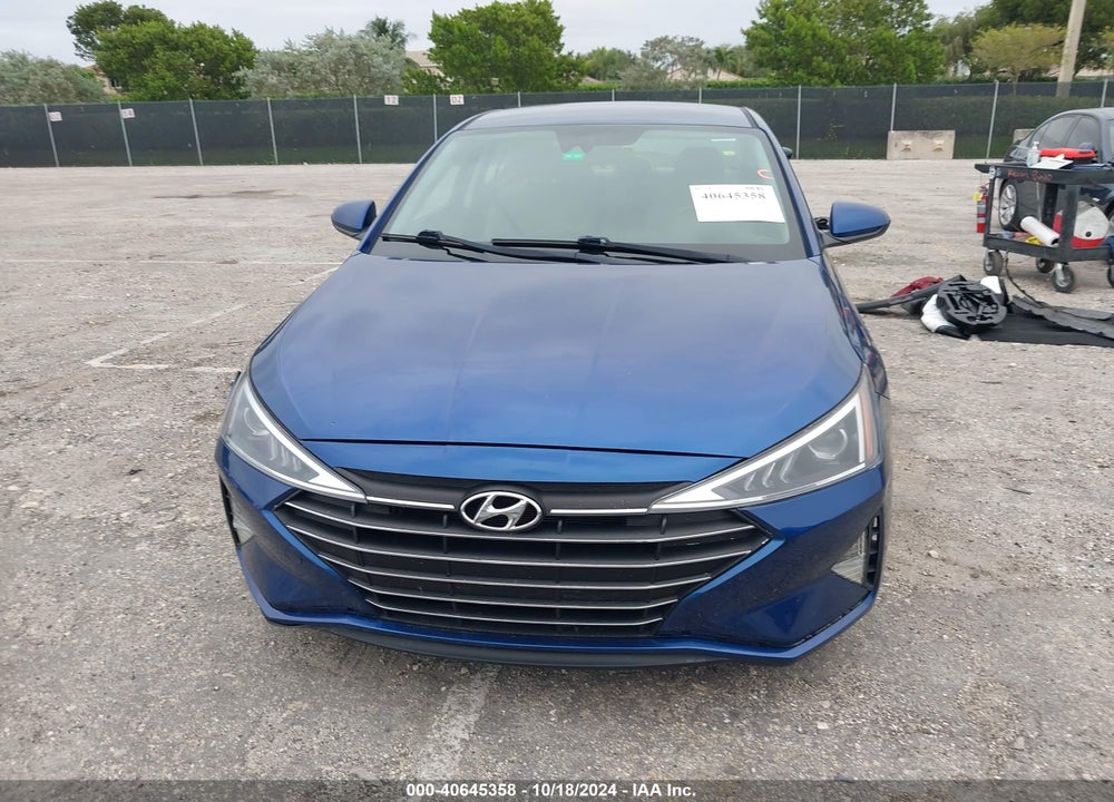2019 HYUNDAI ELANTRA SEL VIN: 5NPD84LF9KH440614