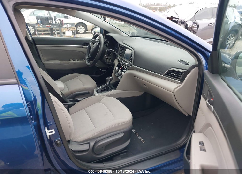 2019 HYUNDAI ELANTRA SEL VIN: 5NPD84LF9KH440614