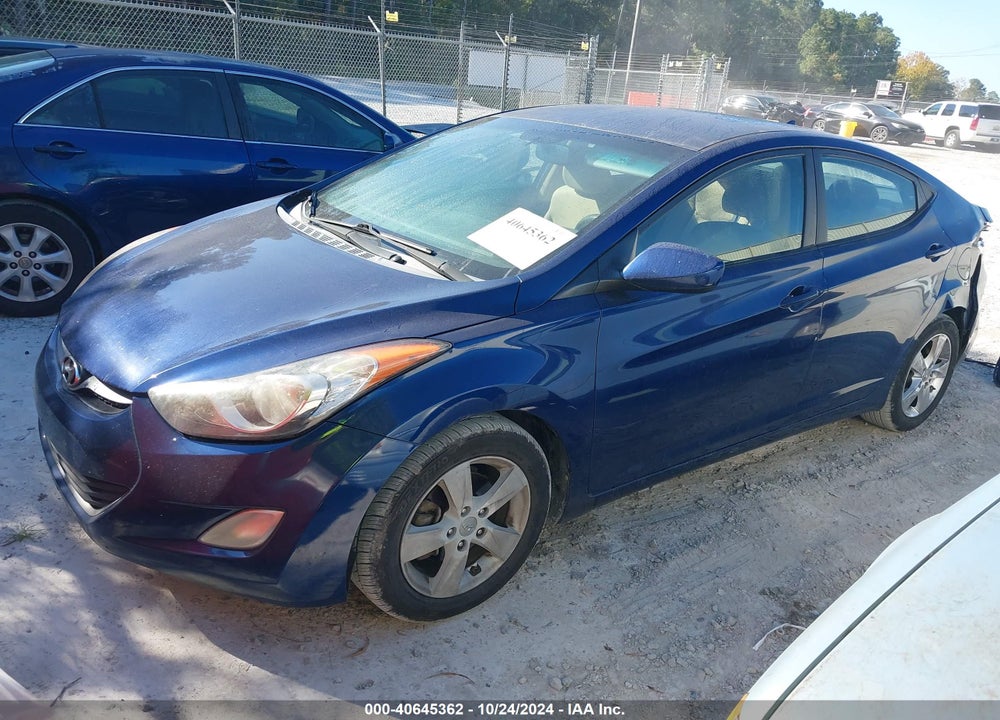 2013 HYUNDAI ELANTRA VIN: KMHDH4AE8DU871153