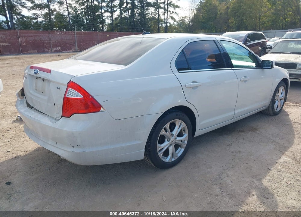 2012 FORD FUSION SE VIN: 3FAHP0HA4CR109924