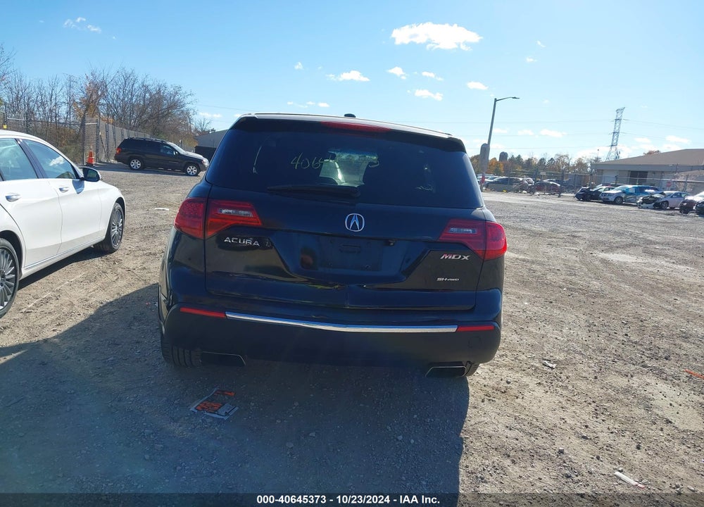 2011 ACURA MDX TECHNOLOGY PACKAGE VIN: 2HNYD2H68BH520001