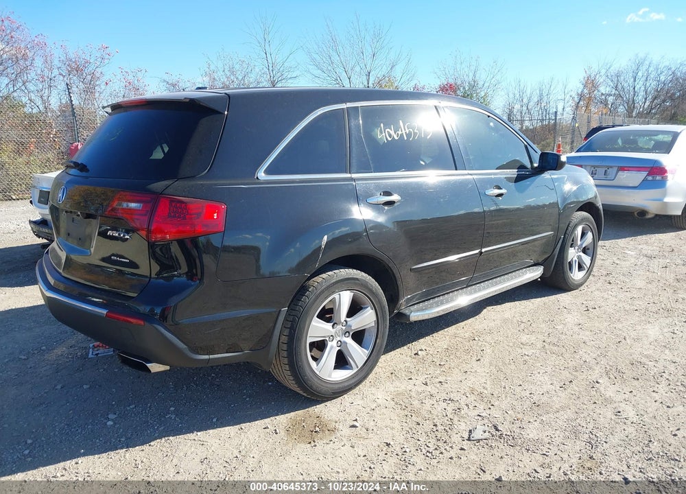 2011 ACURA MDX TECHNOLOGY PACKAGE VIN: 2HNYD2H68BH520001