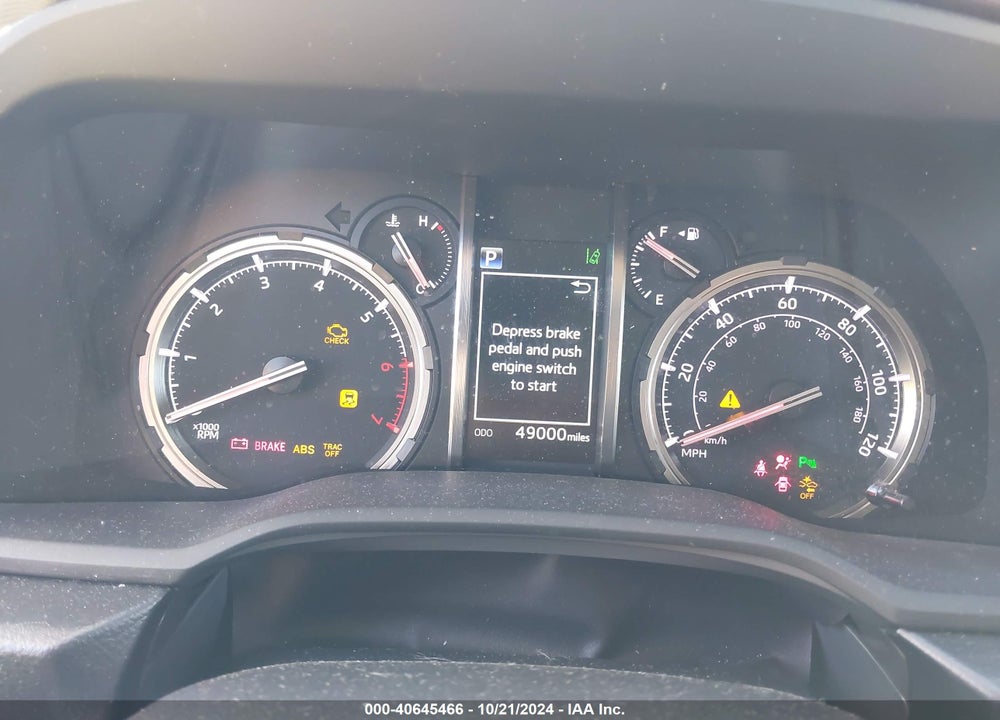 2021 TOYOTA 4RUNNER LIMITED VIN: JTEKU5JR2M5846626