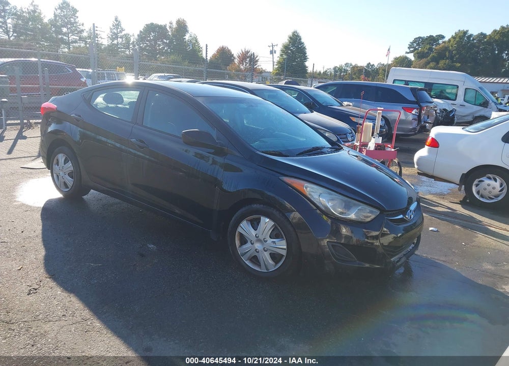 2012 HYUNDAI ELANTRA GLS VIN: 5NPDH4AE7CH084112