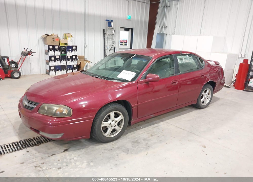 2005 CHEVROLET IMPALA LS VIN: 2G1WH52K059260807