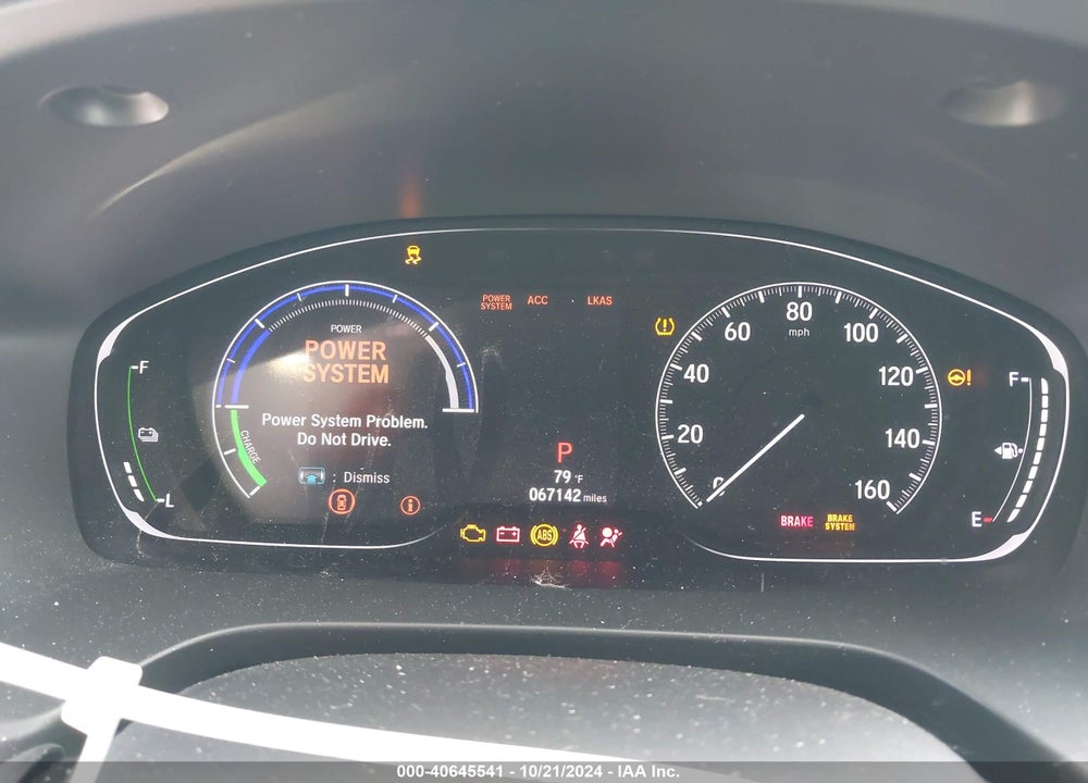 2019 HONDA INSIGHT EX VIN: 19XZE4F52KE024894