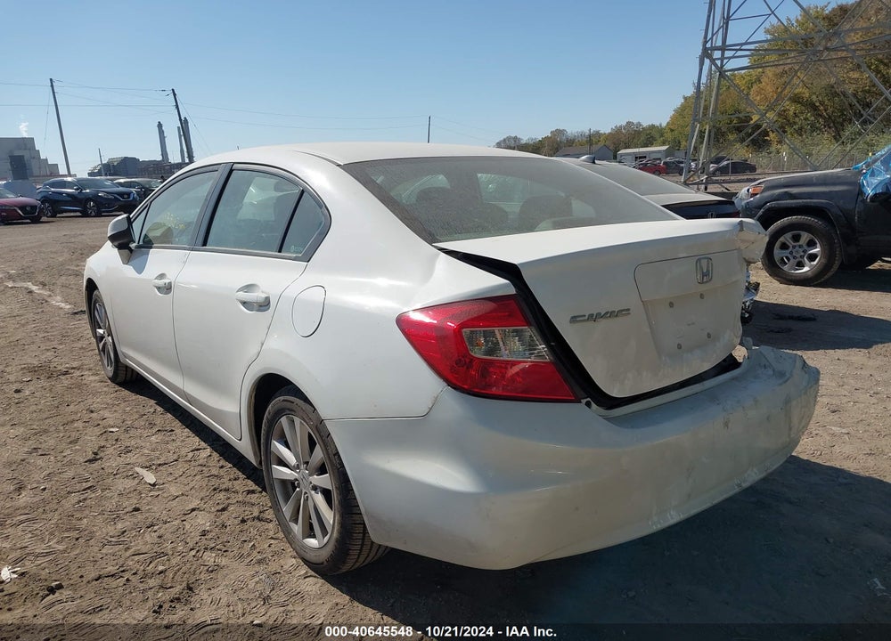 2012 HONDA CIVIC EX-L VIN: 19XFB2F93CE023807