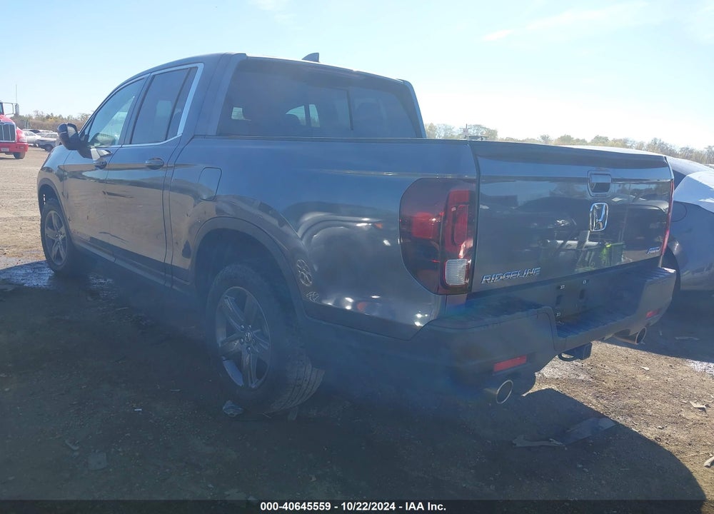 2021 HONDA RIDGELINE AWD RTL VIN: 5FPYK3F53MB024910